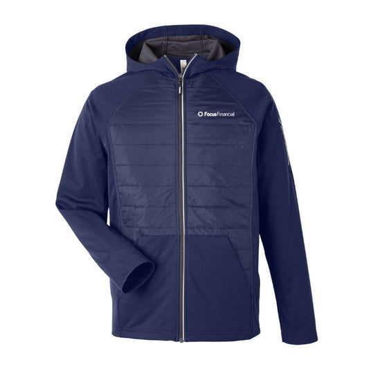Focus Financial Adult Techno Lite Hybrid Hooded Jacket
