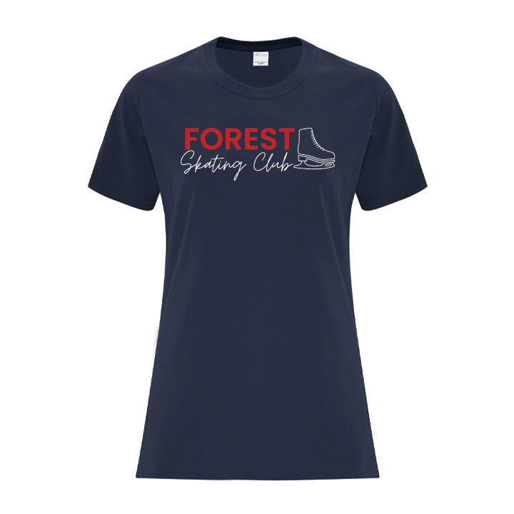 Forest Skating Club Ladies' Everyday Cotton T-Shirt