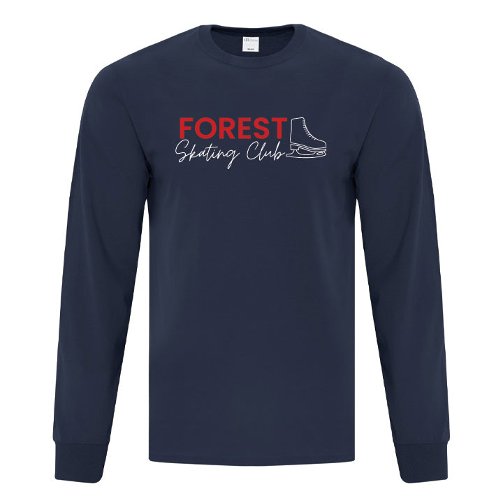 Forest Skating Club Adult Everyday Cotton Long Sleeve T-Shirt