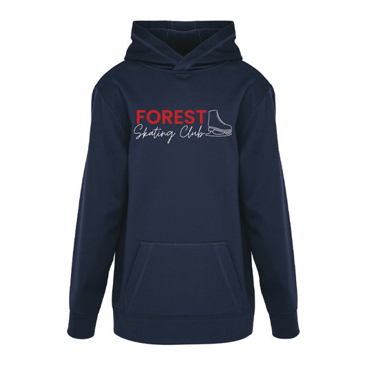 Forest Skating Club Youth Game Day Fleece Hooded Sweatshirt