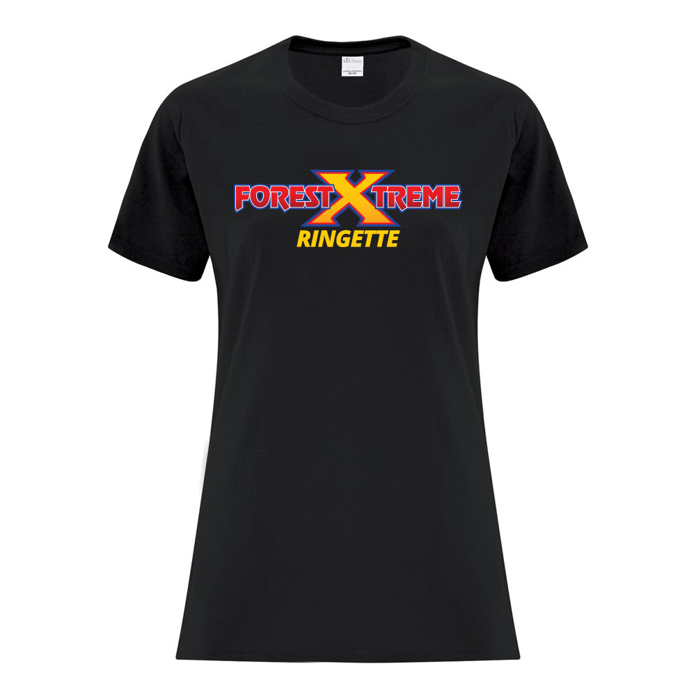 Forest Xtreme Ringette Ladies' Cotton T-Shirt