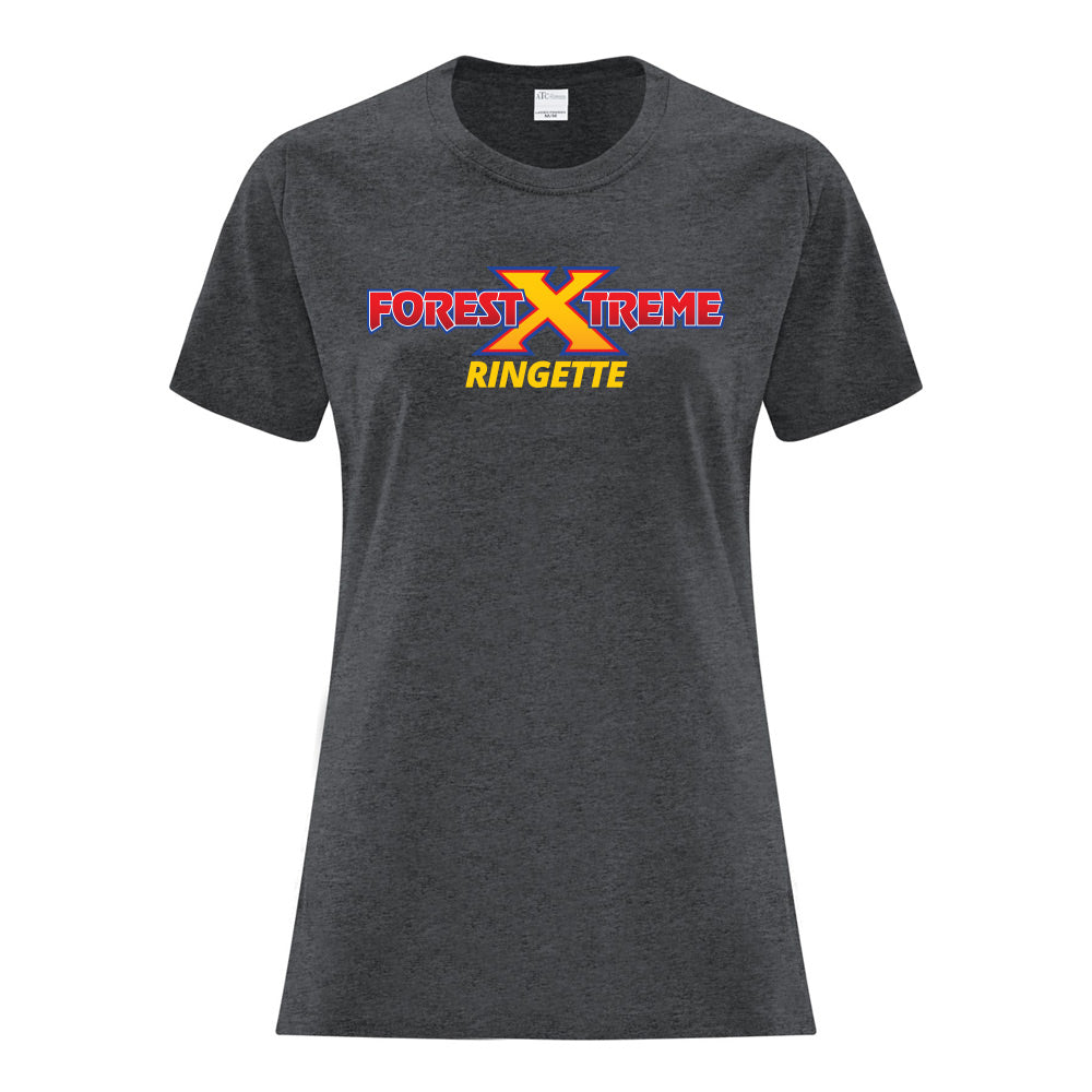 Forest Xtreme Ringette Ladies' Cotton T-Shirt