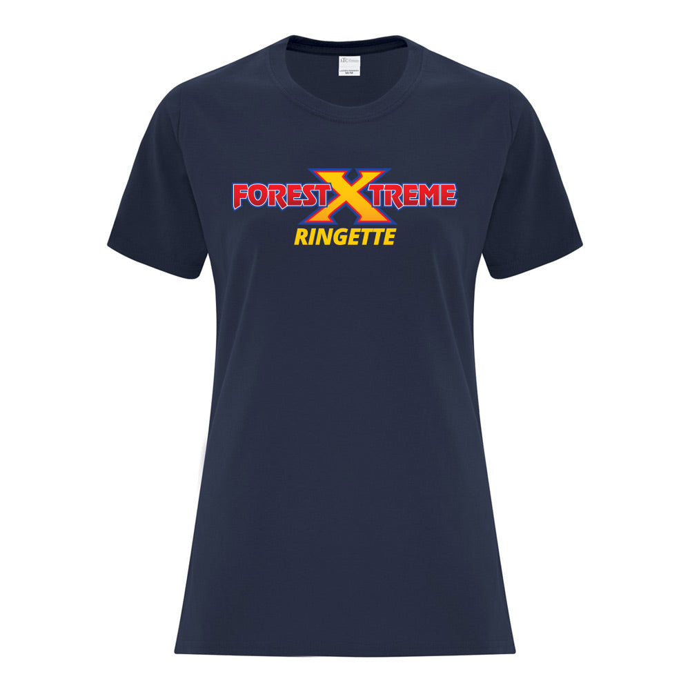 Forest Xtreme Ringette Ladies' Cotton T-Shirt