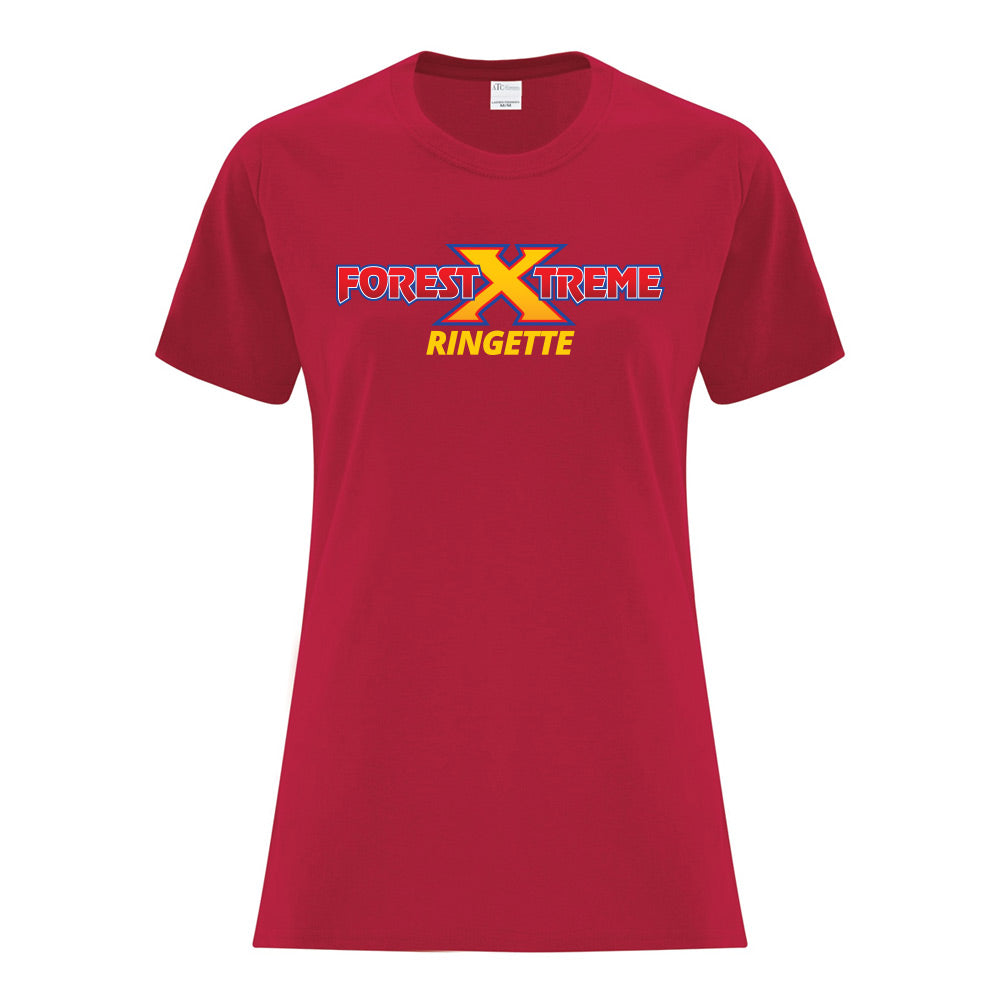 Forest Xtreme Ringette Ladies' Cotton T-Shirt
