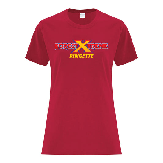 Forest Xtreme Ringette Ladies' Cotton T-Shirt