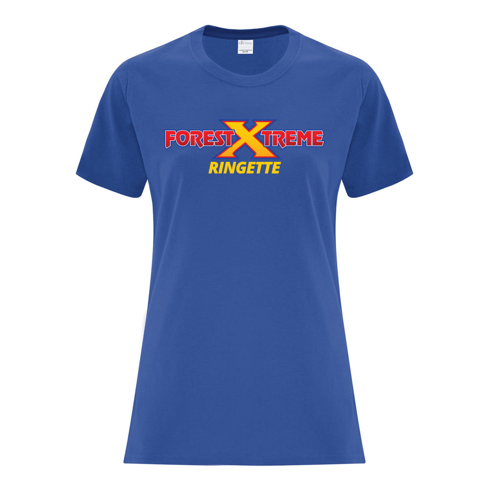 Forest Xtreme Ringette Ladies' Cotton T-Shirt