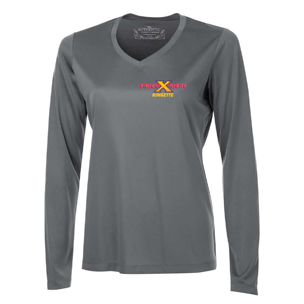 Forest Xtreme Ringette Ladies' Pro Team Long Sleeve V-Neck