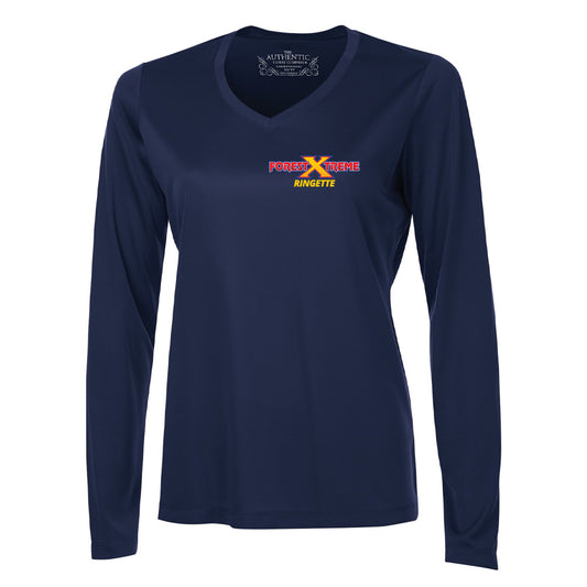 Forest Xtreme Ringette Ladies' Pro Team Long Sleeve V-Neck