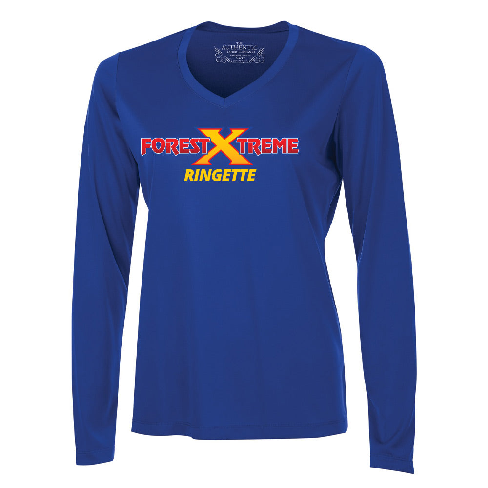 Forest Xtreme Ringette Ladies' Pro Team Long Sleeve V-Neck