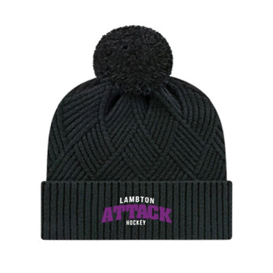 U11 Team 3 Lambton Attack Premium Diagonal Weave Knit Cap with Cuff