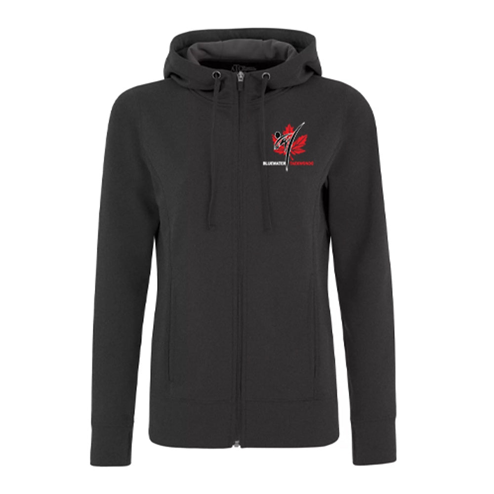 Petrolia Bluewater Tae Kwon Do Anniversary Game Day Ladies' Fleece Full Zip Hooded Sweatshirt