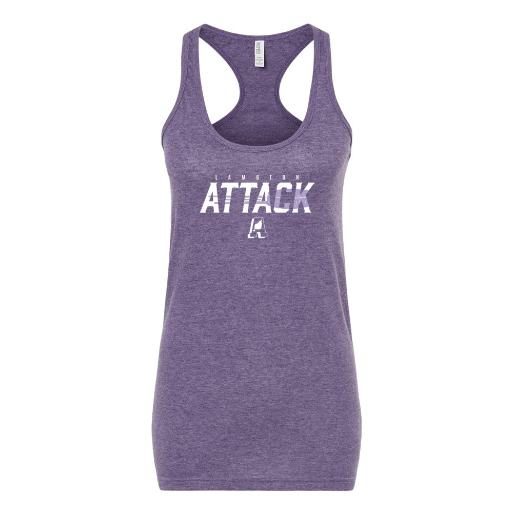 Lambton Attack Ladies' Racerback Blend Tank