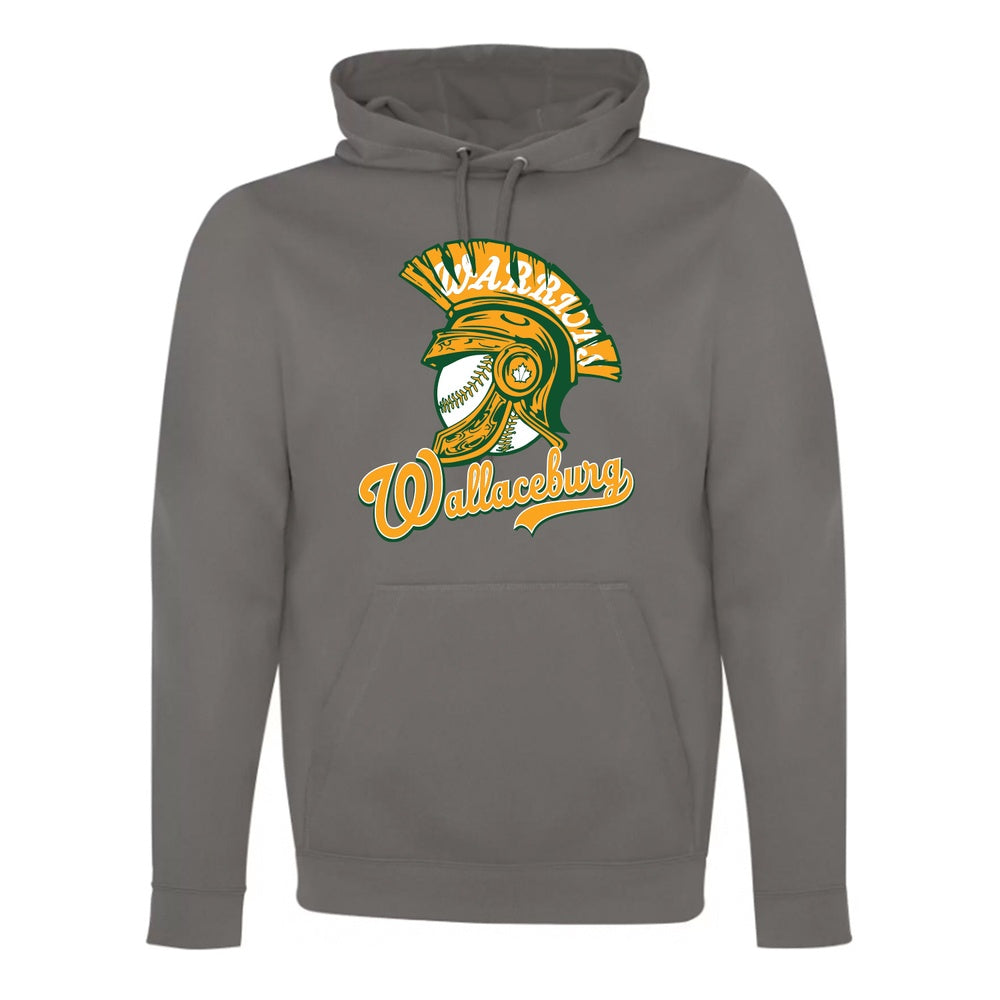 Wallaceburg Minor Baseball Adult Game Day Fleece Hooded Sweatshirt