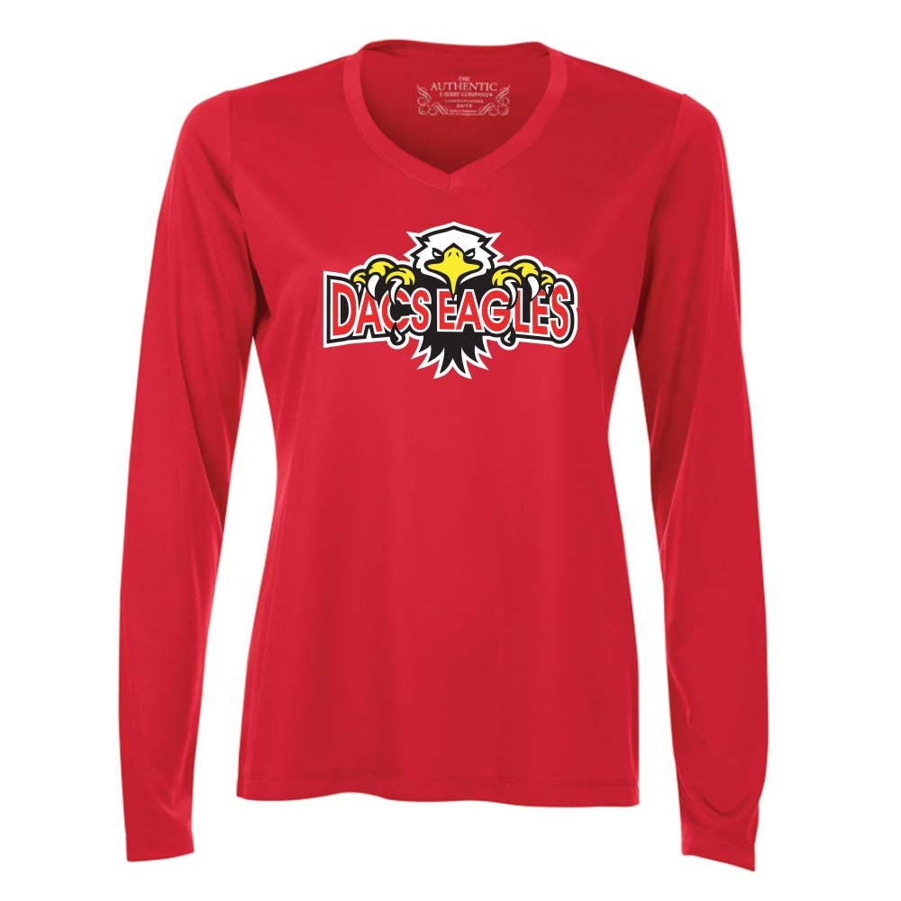 DACS Ladies' Pro Team Long Sleeve V-Neck