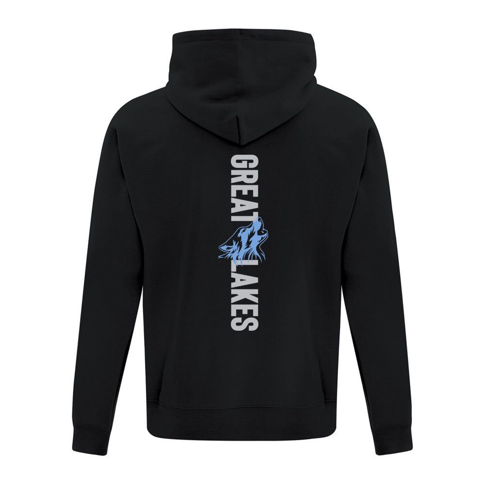 Great Lakes Adult Everyday Fleece Full Zip Hooded Sweatshirt