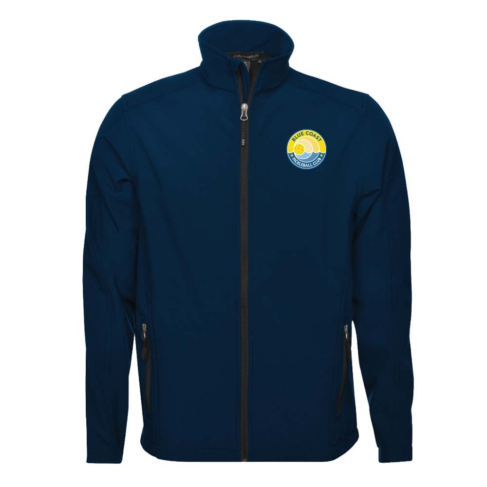 Blue Coast Pickleball Men's Water Repellent Soft Shell Jacket