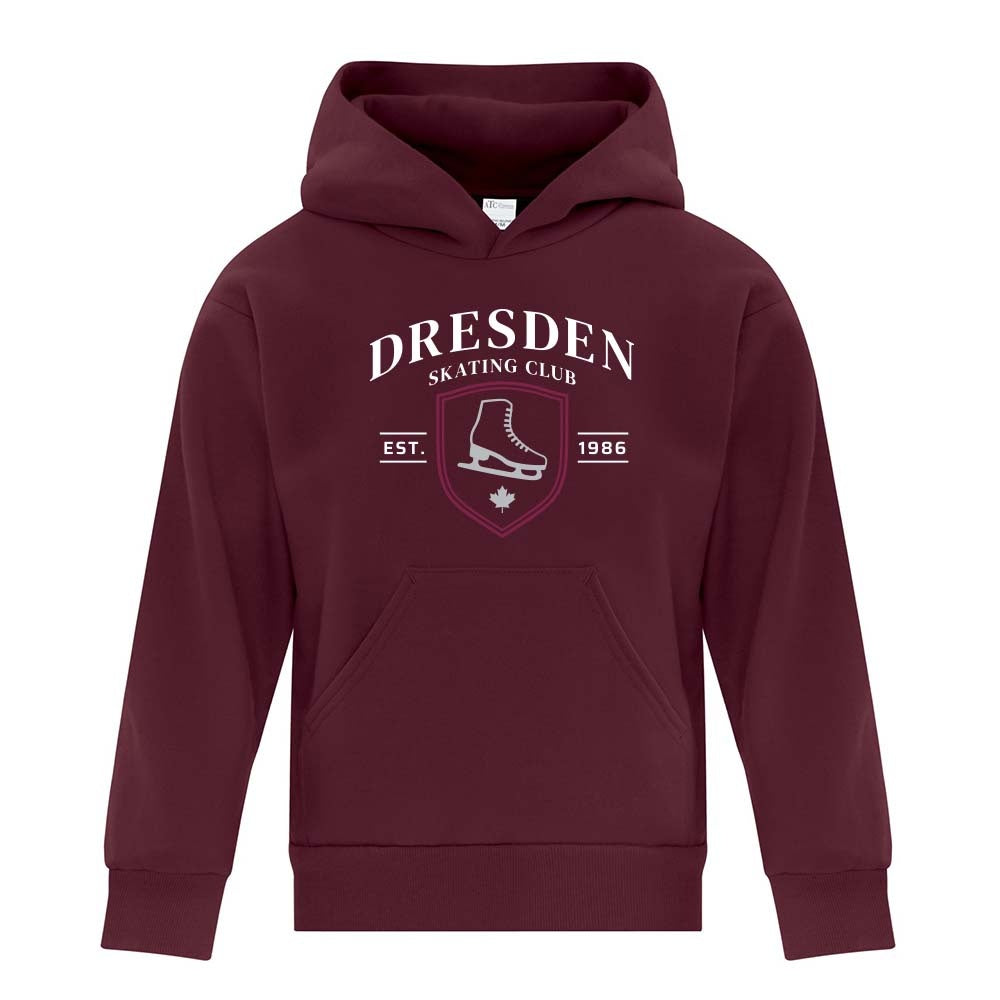 Dresden Skating Club Youth Fleece Hooded Sweatshirt