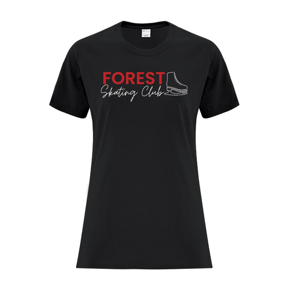 Forest Skating Club Ladies' Everyday Cotton T-Shirt
