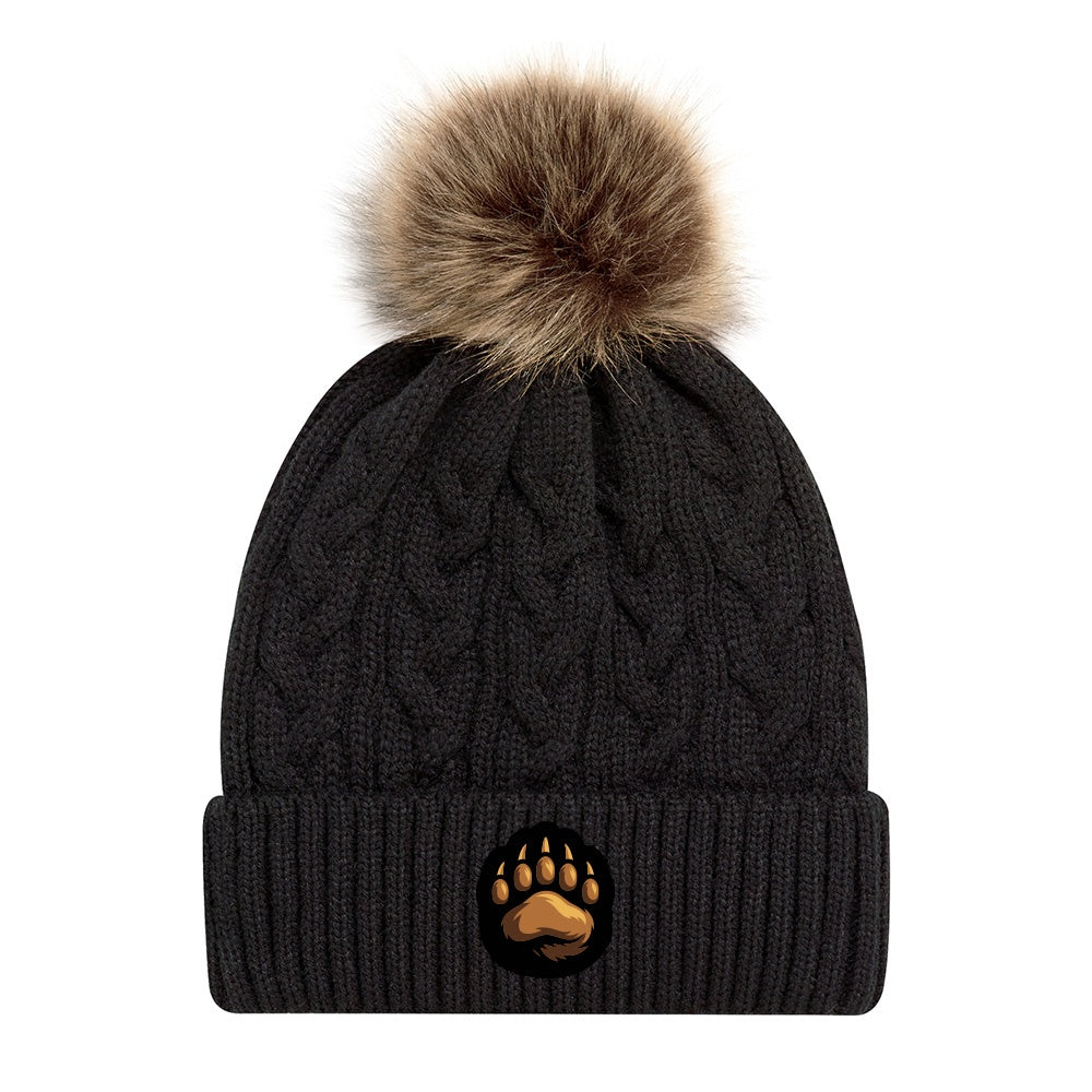 Gregory Drive Faux Fur Pom Pom Cuff Toque