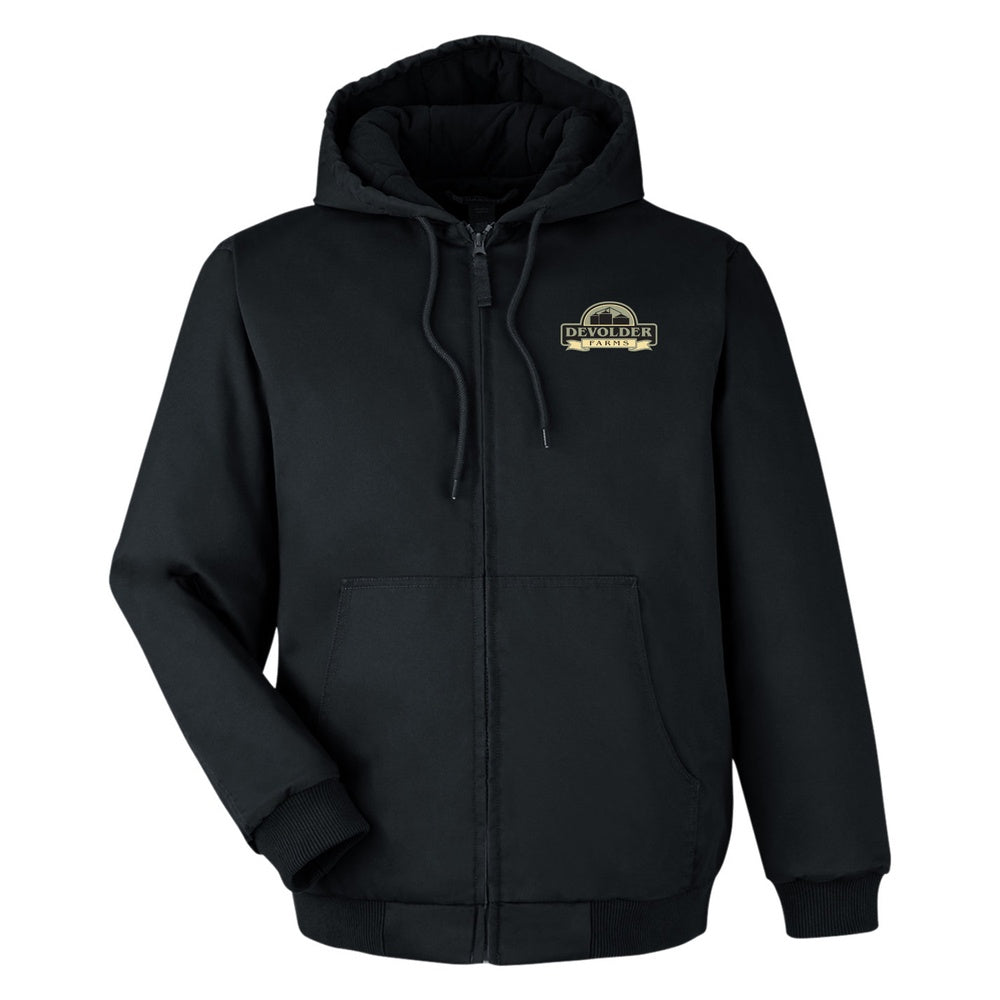 Devolder Farms Adult Tall Harriton ClimaBloc® Heavyweight Hooded Full-Zip Jacket