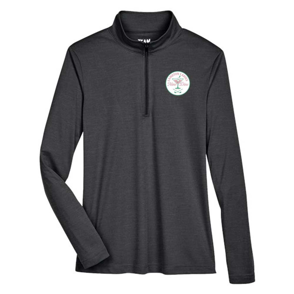 Lambton Ladies 9 & Dine Ladies' Heather Performance Quarter-Zip Pullover