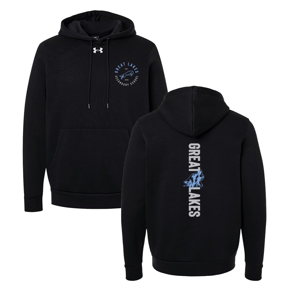 Great Lakes Adult Under Armour Team Icon Fleece Hooded Sweatshirt