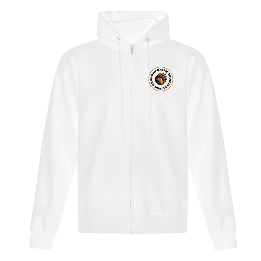 Gregory Drive Adult Fleece Full Zip Hooded Sweatshirt
