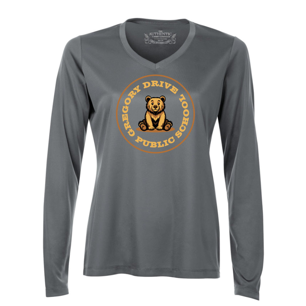 Gregory Drive Ladies' Pro Team Long Sleeve V-Neck