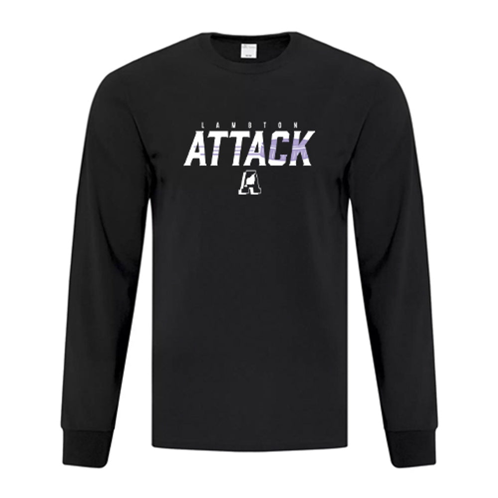 Lambton Attack Adult Cotton Long Sleeve Shirt