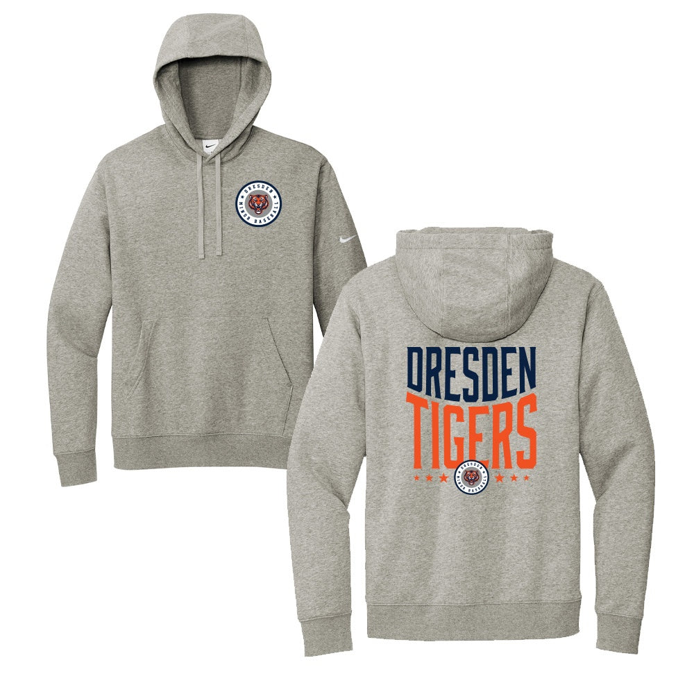 Dresden Minor Baseball Adult Nike Fleece Sleeve Swoosh Pullover Hoodie