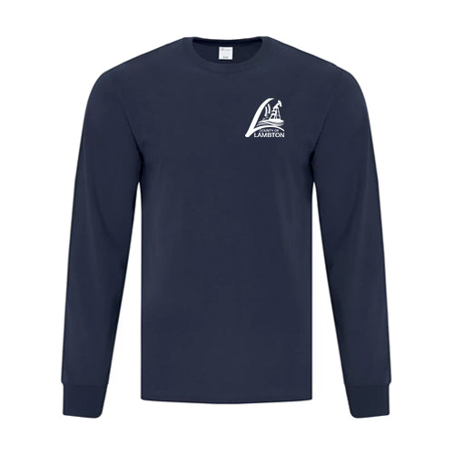 County of Lambton Adult Cotton Long Sleeve T-Shirt