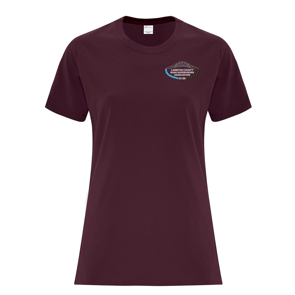 Lambton County Road Supervisors Ladies' Cotton T-Shirt