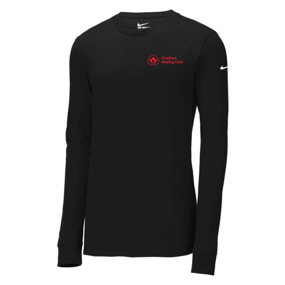 Chatham Skating Club Adult Nike Dri-FIT Cotton/Poly Long Sleeve Tee