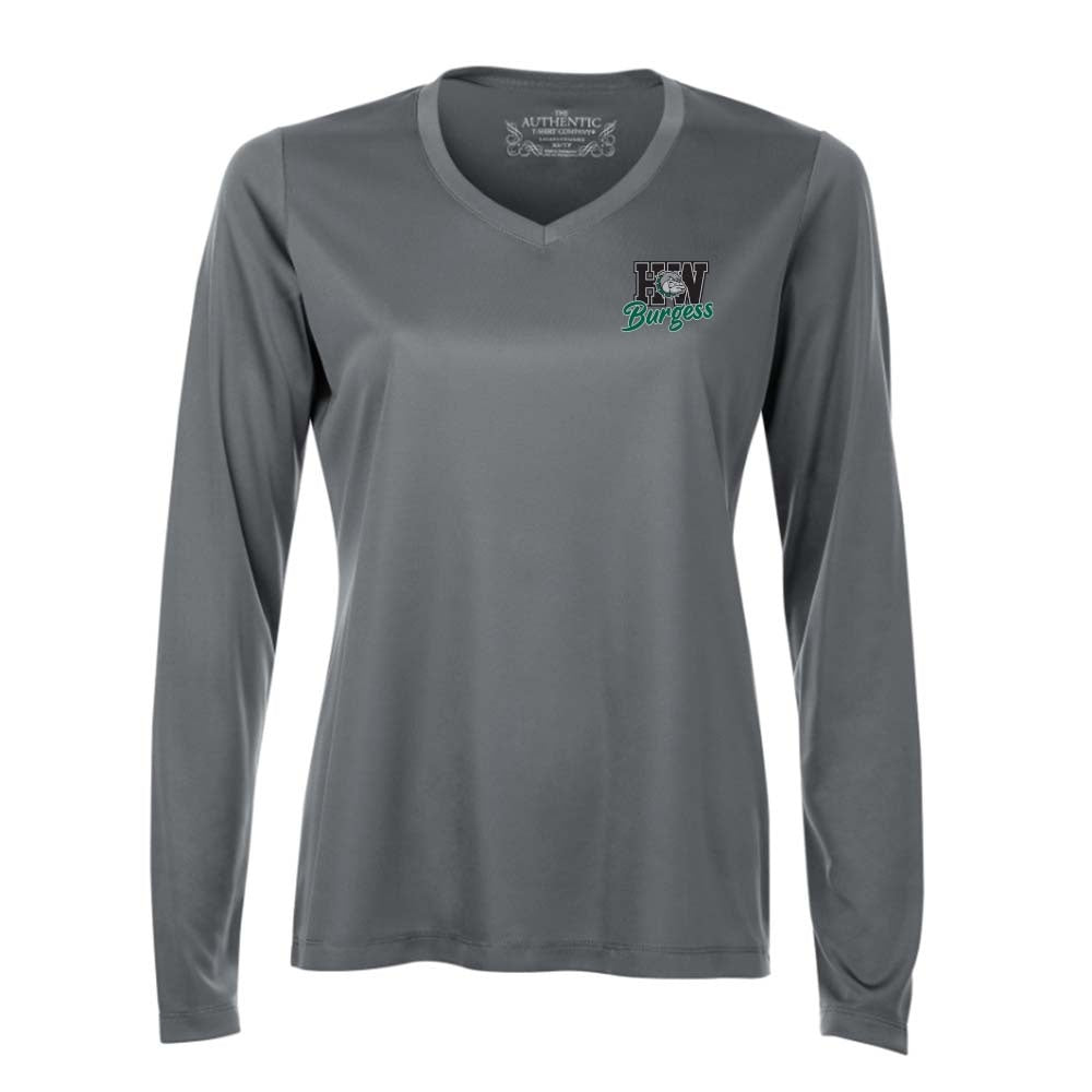H.W. Burgess Ladies' Pro Team Long Sleeve V-Neck