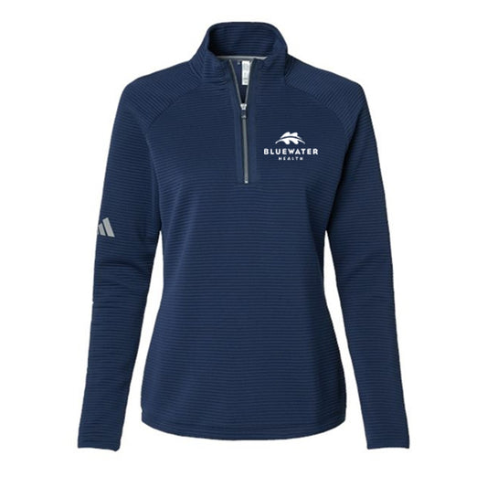 Bluewater Health Ladies' Adidas Spacer Quarter-Zip Pullover