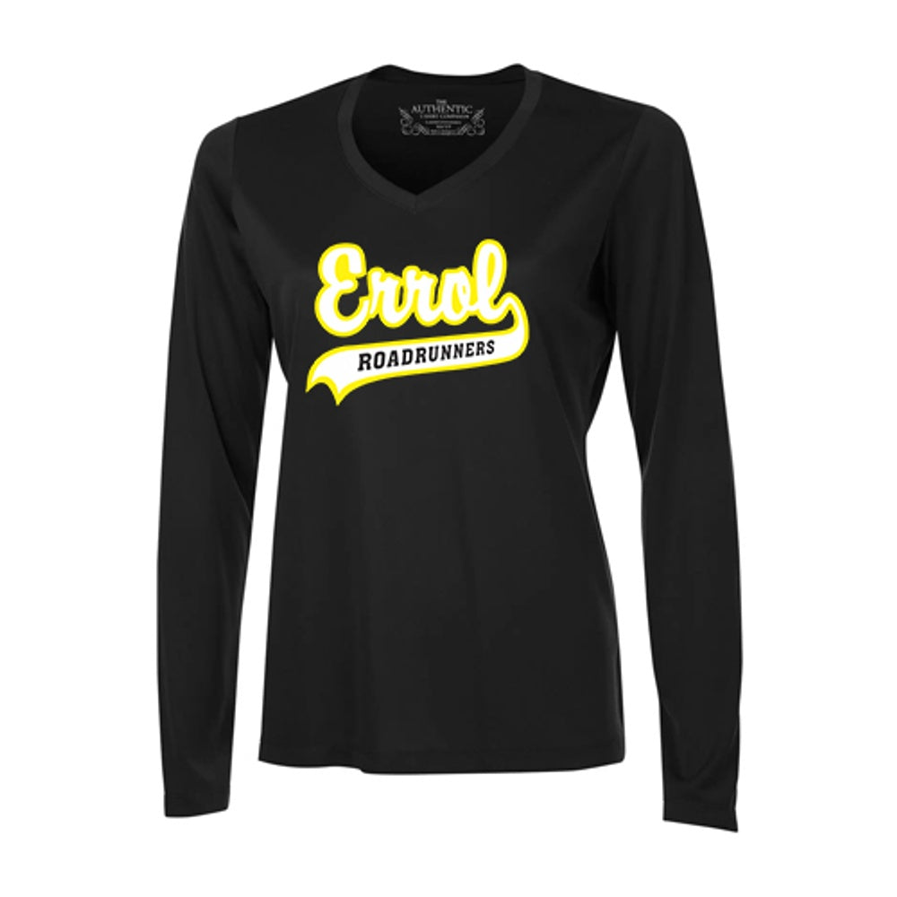 Errol Road Staff Ladies' Pro Team Long Sleeve V-Neck T-Shirt