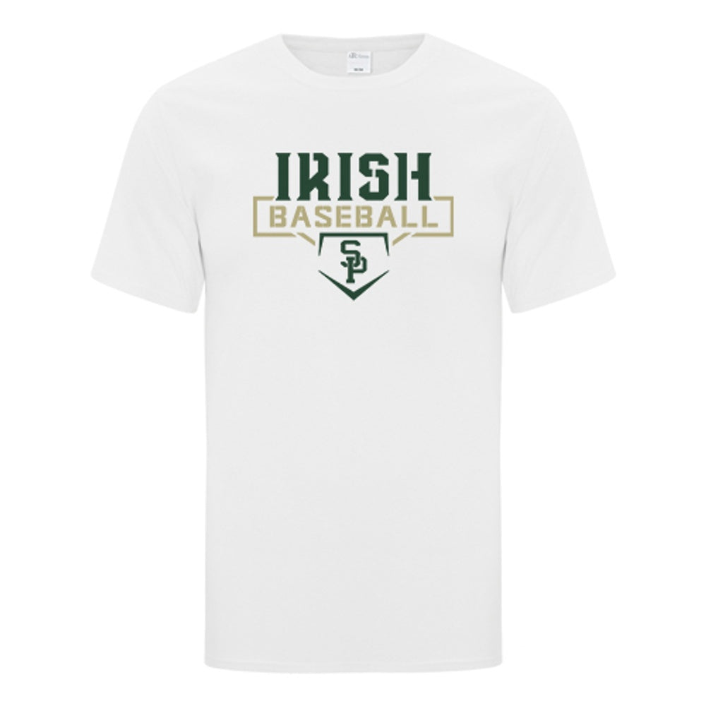St. Pats Baseball Adult Everyday Cotton T-Shirt