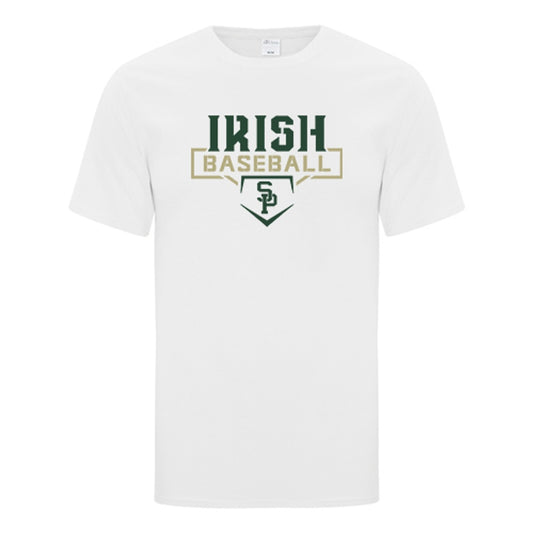 St. Pats Baseball Adult Everyday Cotton T-Shirt