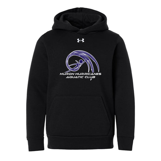 Huron Hurricanes Youth Under Armour Team Icon Fleece Hooded Sweatshirt