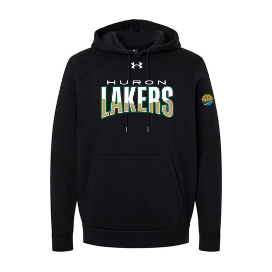 Huron Lakers Adult Under Armour Team Icon Fleece Hooded Sweatshirt