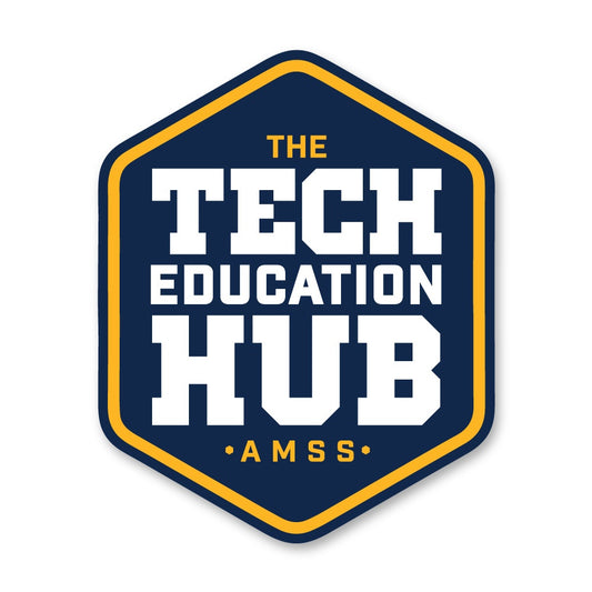 Technological Education Hub 5" Vinyl Sticker