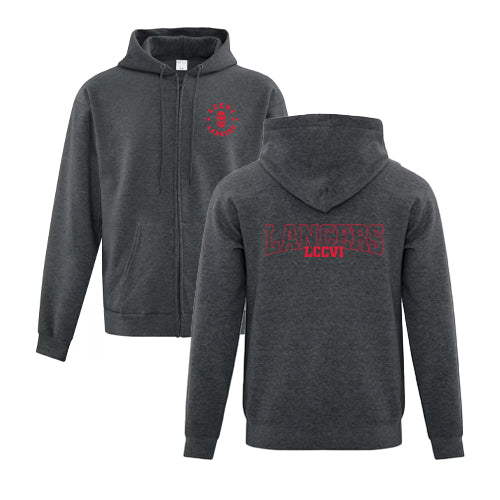 LCCVI Adult Everyday Fleece Full Zip Hooded Sweatshirt