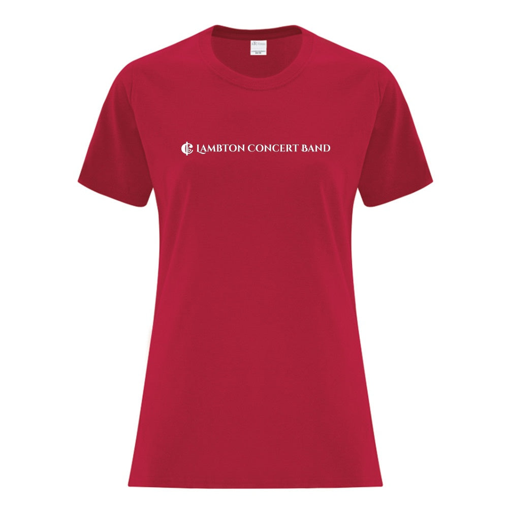 Lambton Concert Band Ladies' Cotton T-Shirt