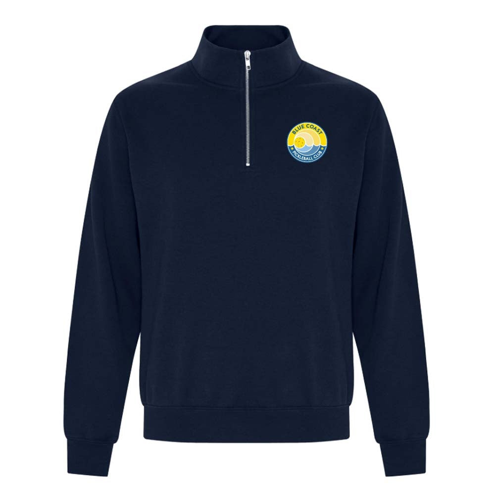 Blue Coast Pickleball Men's Fleece 1/4 Zip Sweatshirt