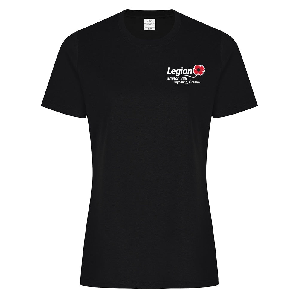 Wyoming Legion Branch 388 Ladies' Ring Spun Cotton T-Shirt