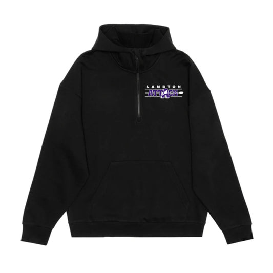 Lambton Attack Adult Drop Shoulder 1/2 Zip Hoodie