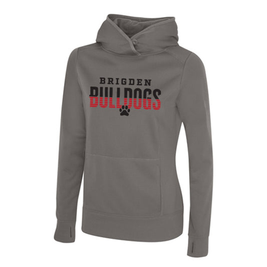 Brigden Ladies' Game Day Fleece Hooded Sweatshirt