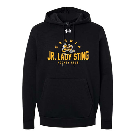 Jr Lady Sting Adult Under Armour Team Icon Fleece Hooded Sweatshirt