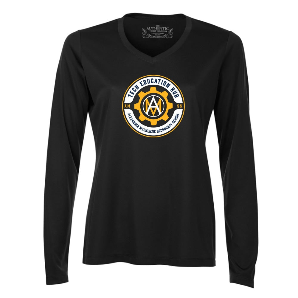 Technological Education Hub Ladies' Pro Team Long Sleeve V-Neck