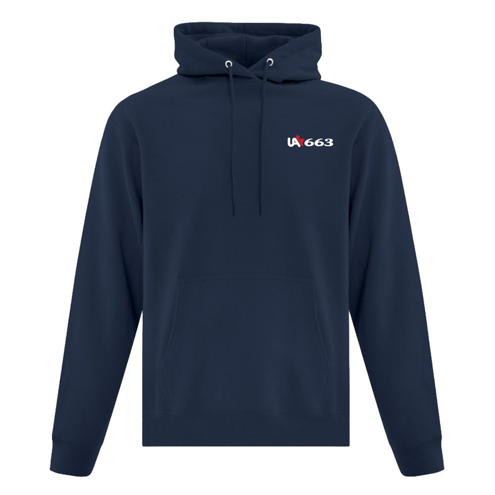Local 663 Adult Fleece Hooded Sweatshirt